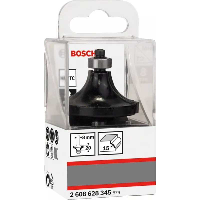 Bosch 2 608 628 345 Fresa de redondear 1 ud.