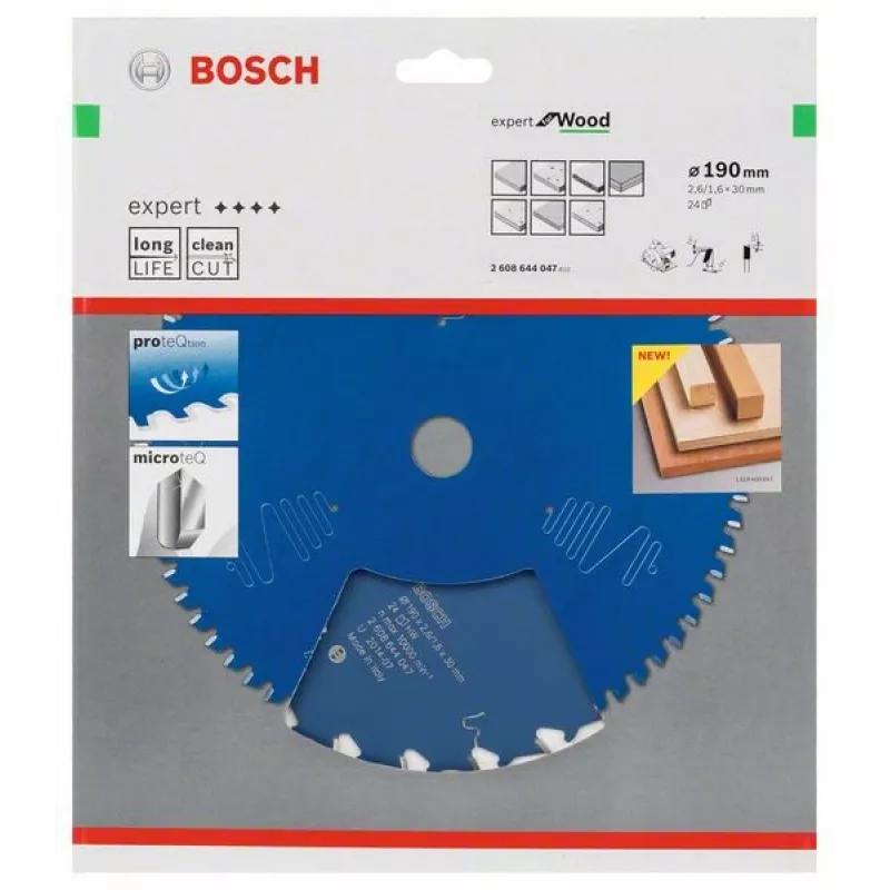 Bosch 2 608 644 047 Hoja de sierra circular 19 cm 1 ud.