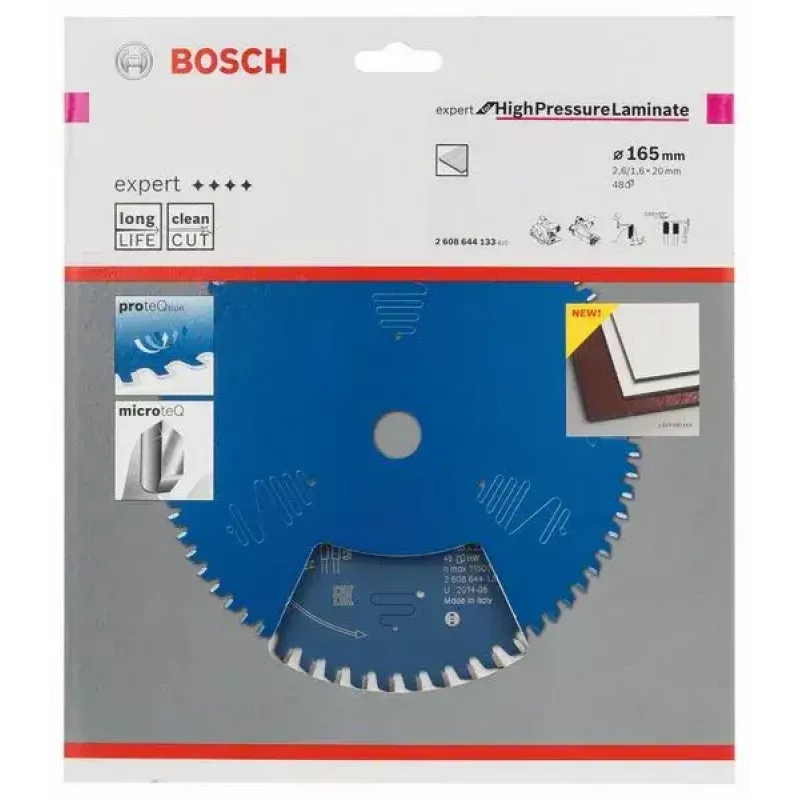 Bosch 2608644133 Hoja de sierra circular 16,5 cm 1 ud.