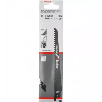 Bosch 2608656263 hoja de sierra sable bimetal 5 uds.