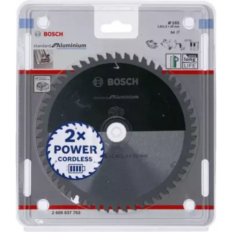 Bosch 2 608 837 763 disco de sierra circular 16,5 cm 1 ud.