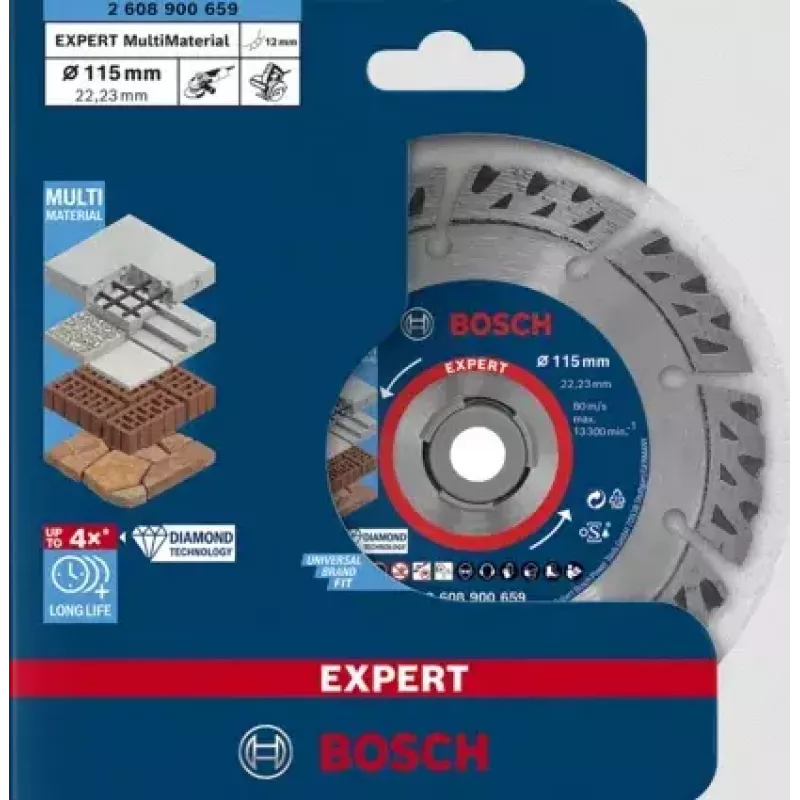 Disco de sierra circular Bosch 2 608 900 659 11,5 cm para ladrillo, hormigón