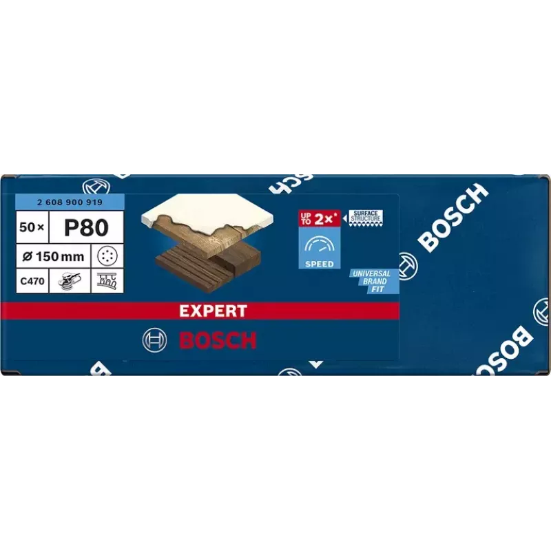 Discos de lijar Bosch Expert C470 50 uds. 2608900919