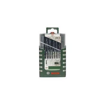 Bosch 2609255131 Juego de brocas helicoidales HSS-R para metal 19 uds., DIN 338
