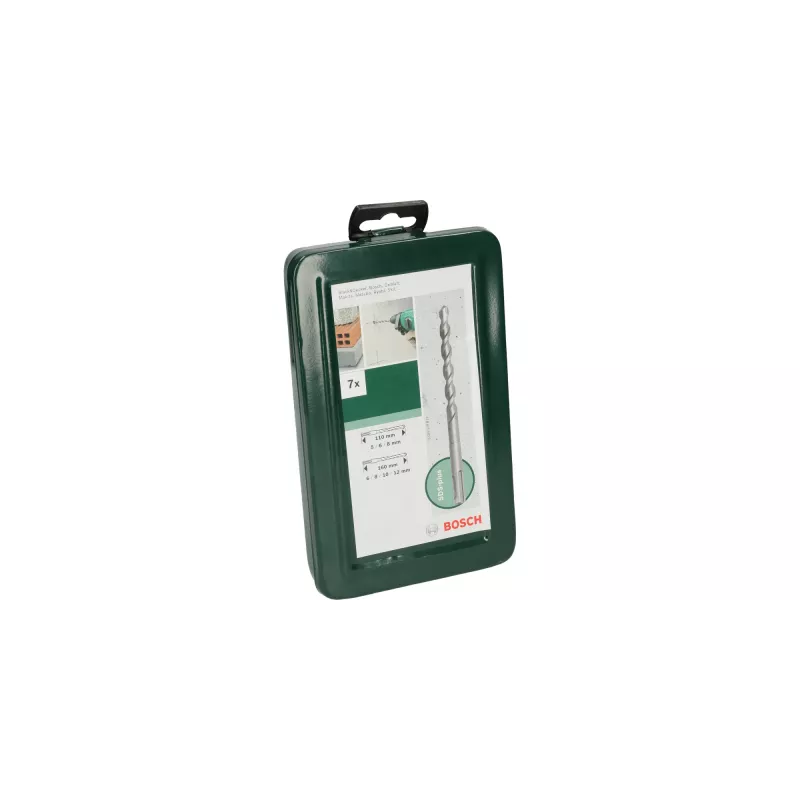 Bosch SDS-plus Juego de brocas para martillo, 7 uds., 5-12 mm, 2609255543