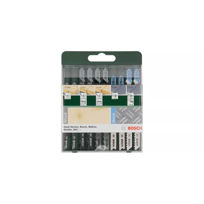 Set de hojas de sierra de calar/marquetería/sable Bosch 2 609 256 746