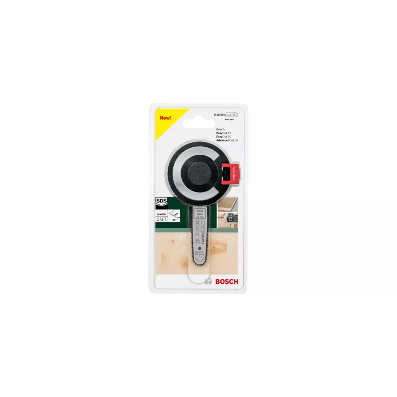 Accesorio de hoja de sierra Bosch nanoBLADE Wood Basic 50 — hoja de sierra de repuesto para madera, modelo 2609256D83