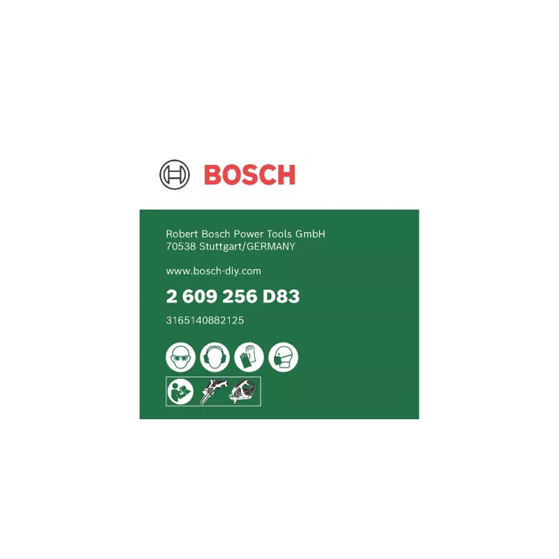 Accesorio de hoja de sierra Bosch nanoBLADE Wood Basic 50 — hoja de sierra de repuesto para madera, modelo 2609256D83