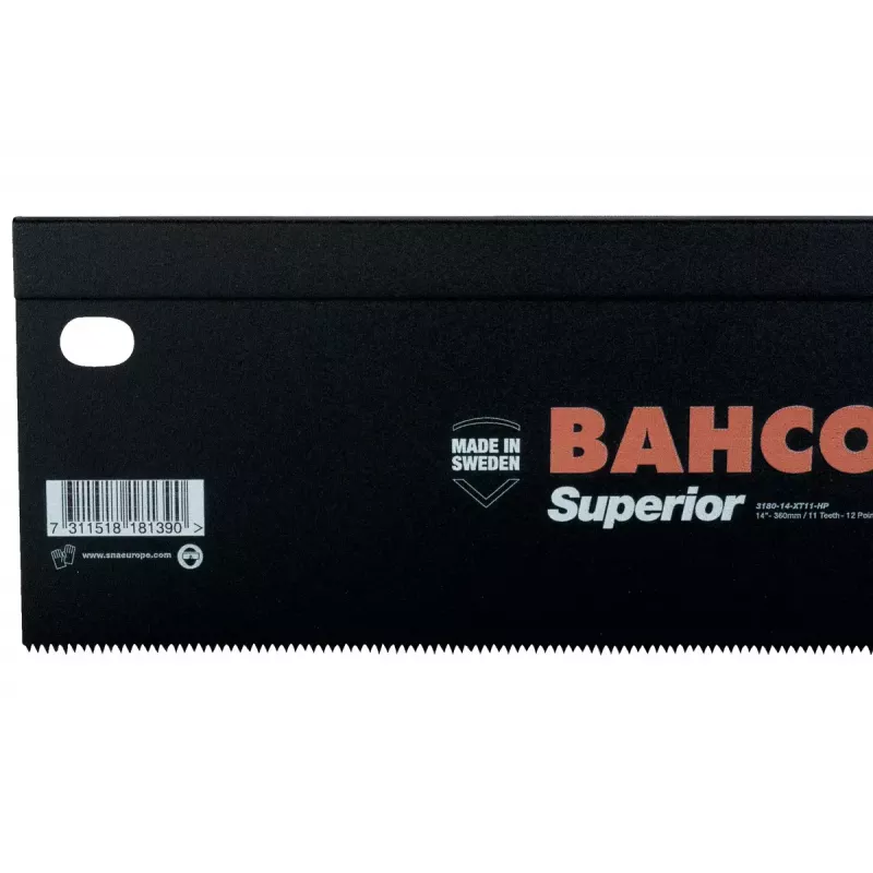 Sierra de costilla Bahco 3180-14-XT11-HP 35 cm negro naranja