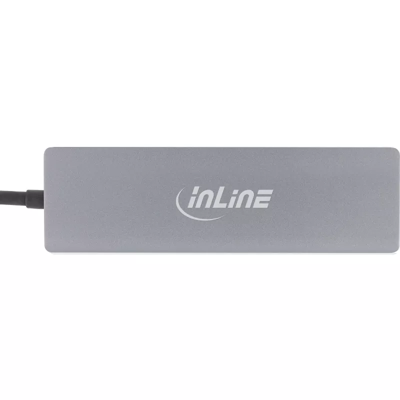 Hub múltiple InLine USB 3.2 USB-C (3x USB-A + USB-C) - lector de tarjetas - HDMI - OTG