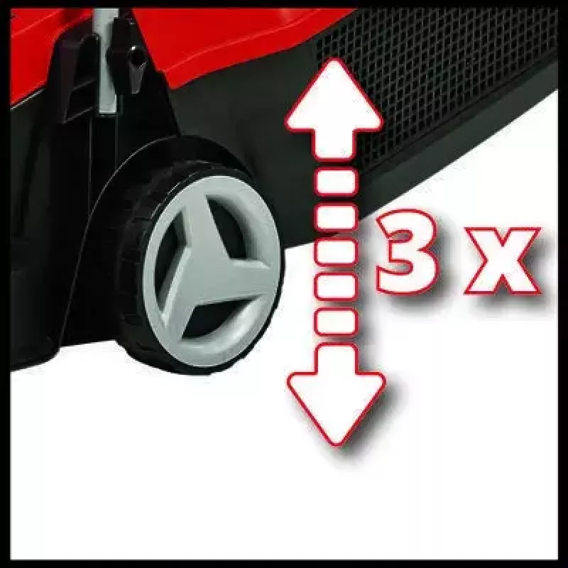 Cortacésped con tracción Einhell GE-CM 18/32 Li-Solo batería negro rojo
