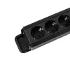 Alargador de corriente Bachmann PRIMO 2 2m 6 tomas AC interior negro