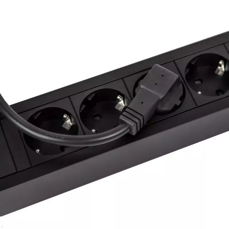 Alargador de corriente Bachmann PRIMO 2 2m 6 tomas AC interior negro
