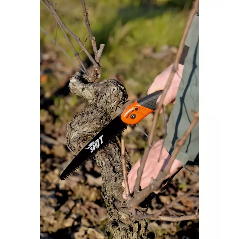 Sierra de podar Bahco 396-JT negro naranja 200g