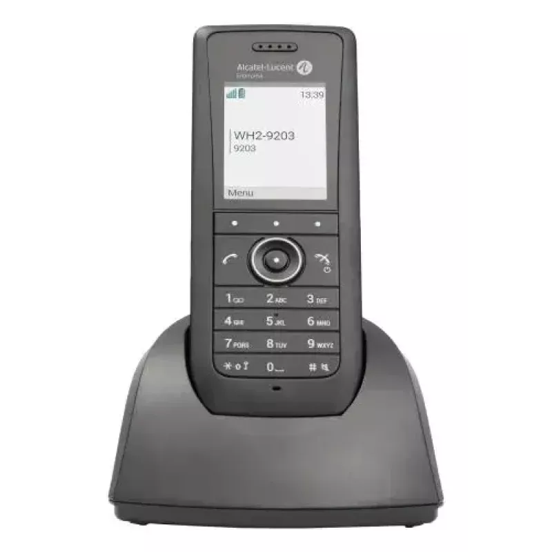 Alcatel-Lucent 8158s WLAN teléfono digital inalámbrico, DECT / Wi-Fi 802.11a/b/g/n, SIP, negro