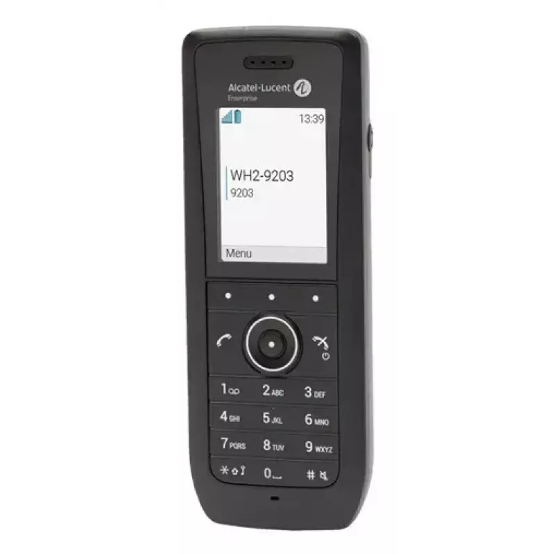Alcatel-Lucent 8158s WLAN teléfono digital inalámbrico, DECT / Wi-Fi 802.11a/b/g/n, SIP, negro