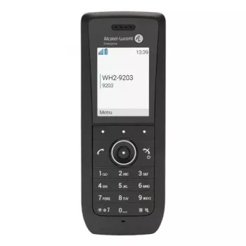 Teléfono móvil IP ALCATEL 8158s — Terminal inalámbrico, LCD de 2 inch 230×320, Wi-Fi a/b/g/n/ac, códecs G.711/G.729/OPUS, negro