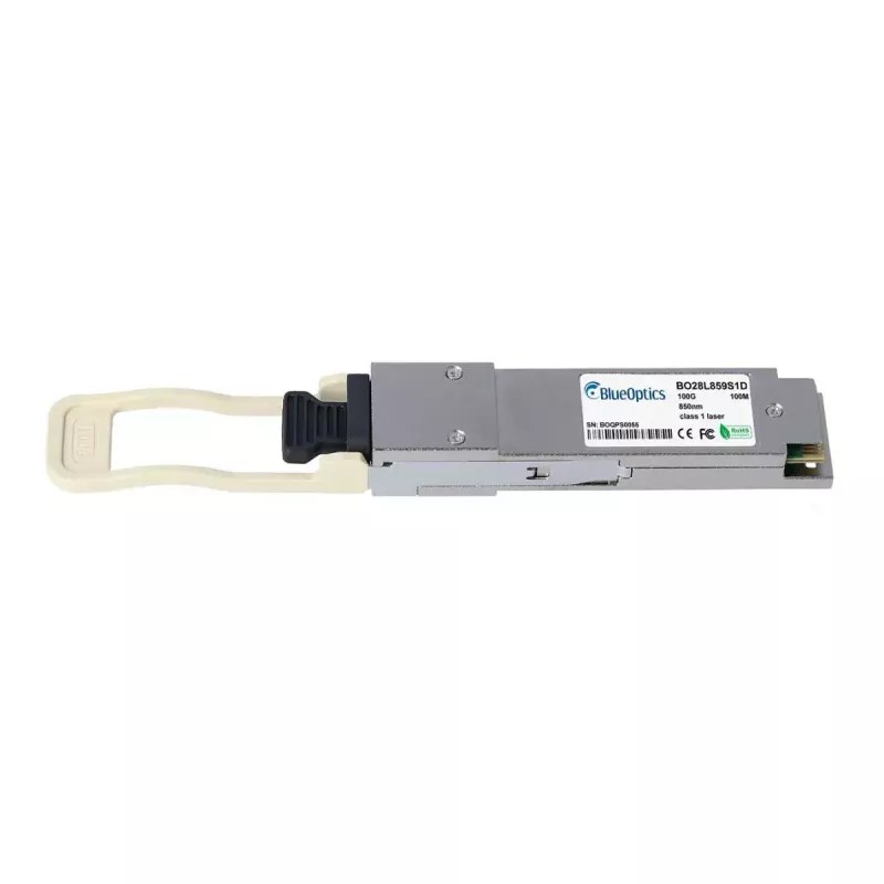 Módulo transceptor de fibra óptica BlueOptics 407-BBWQ-BO QSFP28 100000 Mbit/s