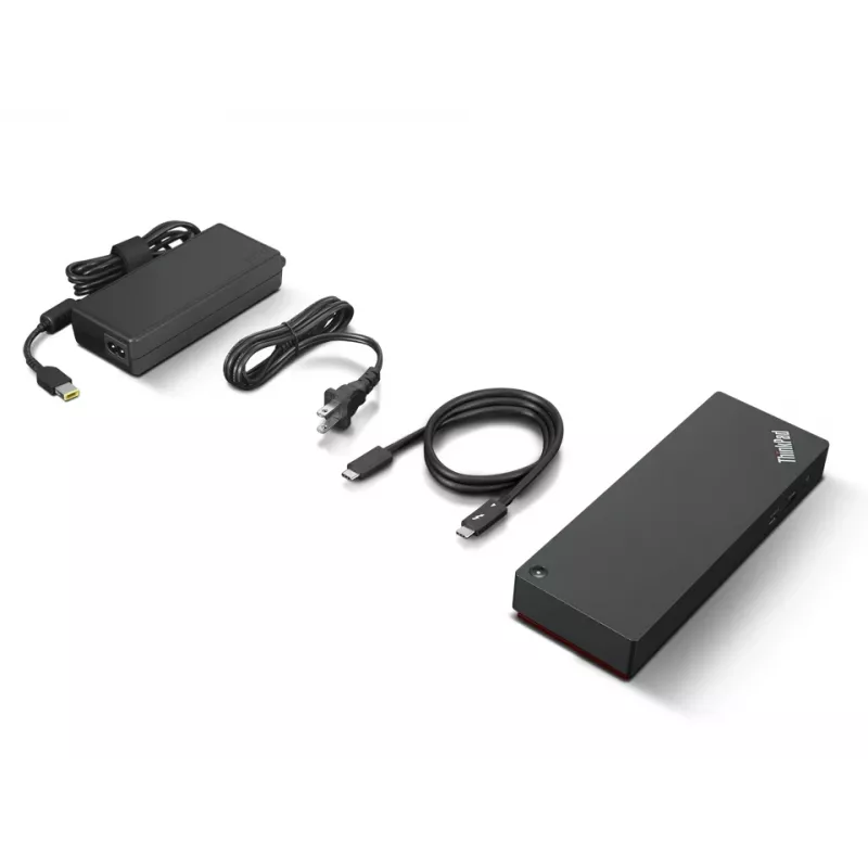 Lenovo ThinkPad Universal Thunderbolt 4 con cable negro conectividad con cable 135W