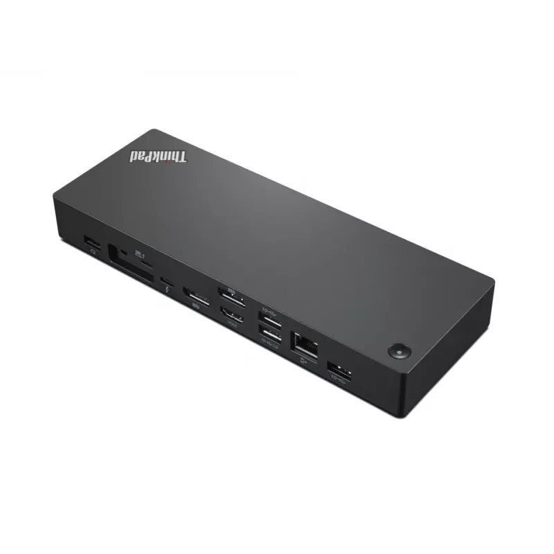 Base de acoplamiento/replicador de puertos para portátil Lenovo 40B00300IT con cable Thunderbolt 4 negro, rojo