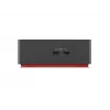 Base de acoplamiento/replicador de puertos para portátil Lenovo 40B00300IT con cable Thunderbolt 4 negro, rojo