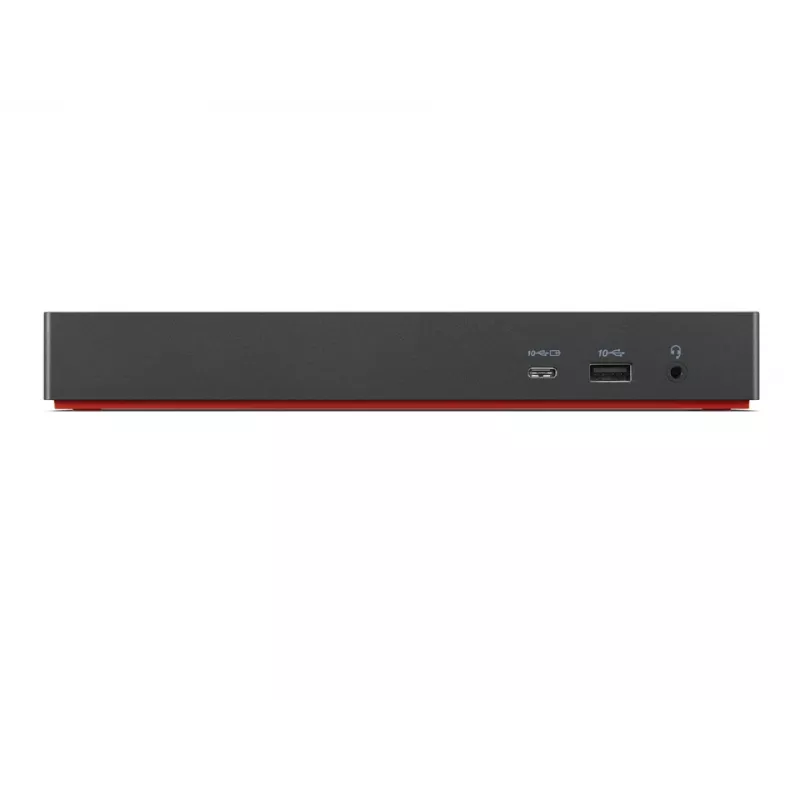 Base de acoplamiento/replicador de puertos para portátil Lenovo 40B00300IT con cable Thunderbolt 4 negro, rojo