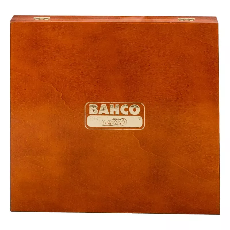Bahco 424P-S8-EUR Juego de formones, 8 uds., 6-36 mm, en caja de madera