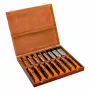 Juego de formones Bahco 424P-S8-EUR, 8 uds., 6-36 mm, en caja de madera