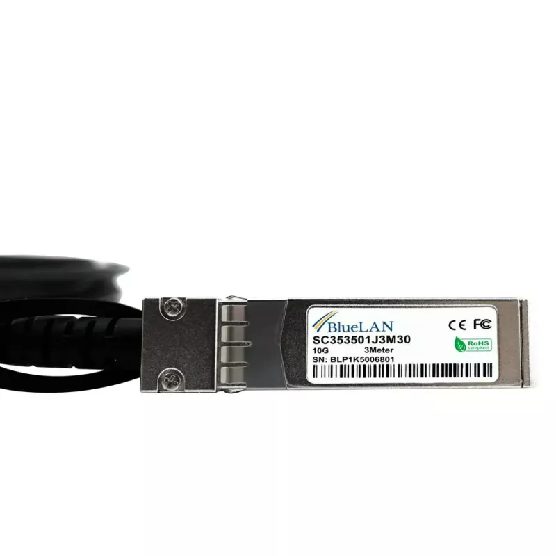 Cable de fibra óptica InfiniBand BlueOptics 450-16140-BL 3 m SFP+ conector macho/conector macho