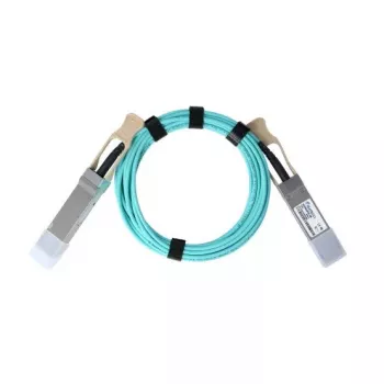Cable InfiniBand/fibra óptica BlueOptics 470-ABOC-BO QSFP28 AOC 30 m aguamarina