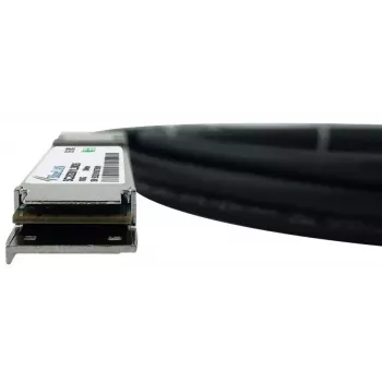 Cable InfiniBand/fibra óptica BlueOptics 470-ABPY 1 m QSFP28 negro