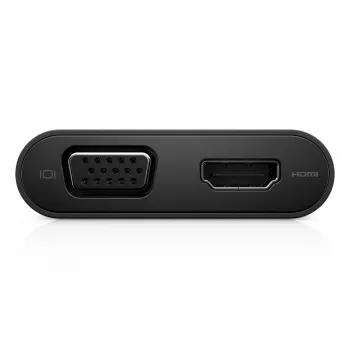 Hub USB-C DELL USB-C - HDMI / VGA / Ethernet / USB 3.0 negro