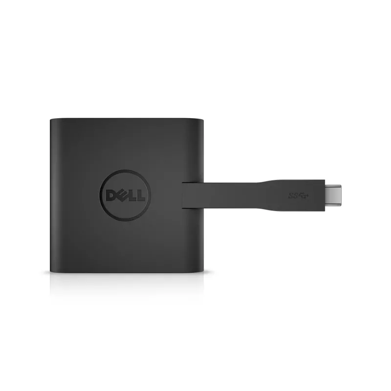 Hub USB-C DELL USB-C - HDMI / VGA / Ethernet / USB 3.0 negro