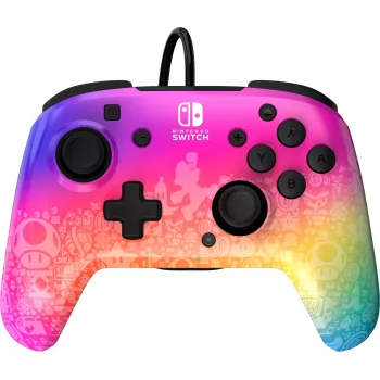 Mando con cable PDP REMATCH: Star Spectrum para Nintendo Switch, Nintendo Switch - modelo OLED