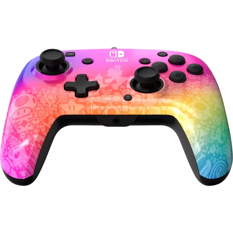 Mando con cable PDP REMATCH: Star Spectrum para Nintendo Switch, Nintendo Switch - modelo OLED