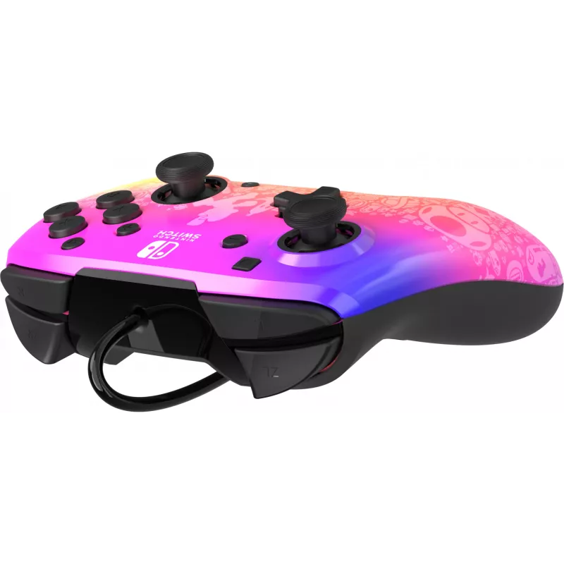 Mando con cable PDP REMATCH: Star Spectrum para Nintendo Switch, Nintendo Switch - modelo OLED