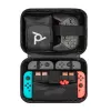 Funda PDP Commuter Case - Elite Edition, funda, Nintendo, negro, gris, Nintendo Switch, Nintendo Switch Lite, Nintendo Switch OLED, resistente a caídas, resistente a arañazos, cremallera