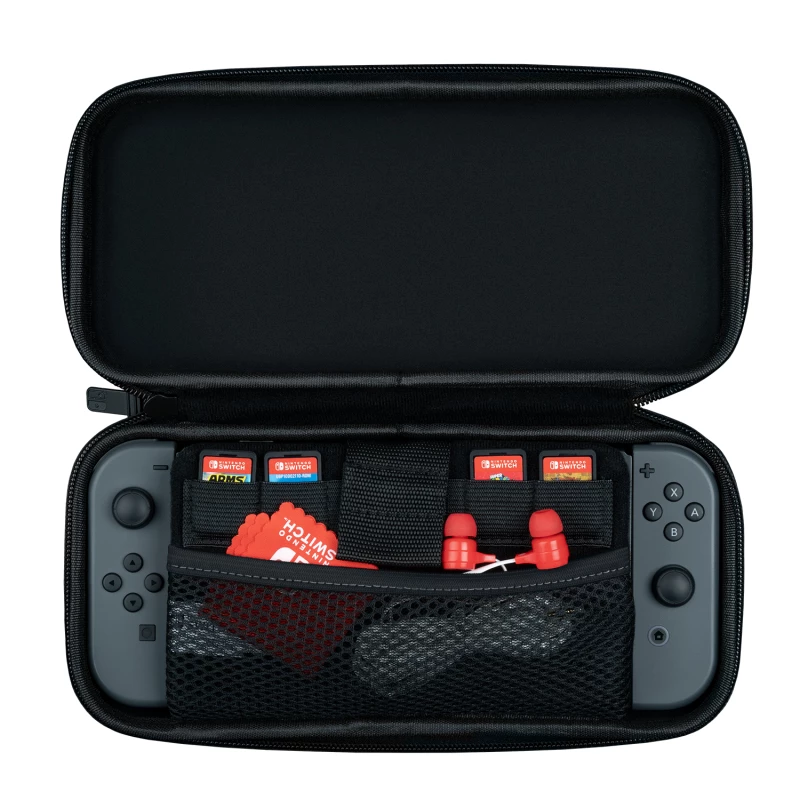 Funda rígida para consola portátil PDP 500-141-EU Nintendo gris