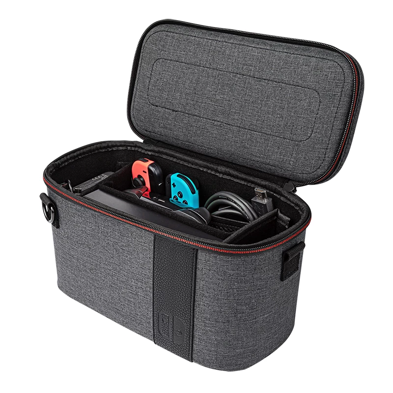 Funda rígida para consola portátil PDP 500-141-EU Nintendo gris