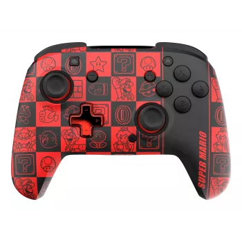 Mando PDP REMATCH GLOW negro, verde, rojo analógico/digital Nintendo Switch, Nintendo Switch OLED