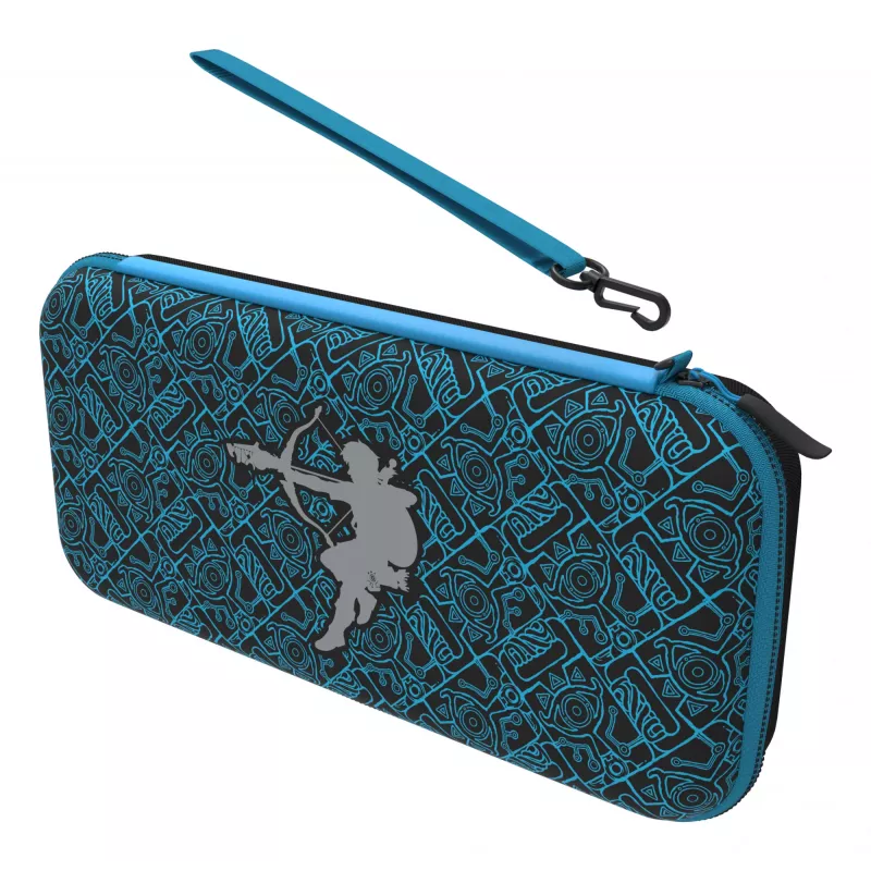 Funda de viaje PDP GLOW: Sheikah Shoot, para Nintendo Switch, Nintendo Switch Lite, Nintendo Switch - modelo OLED