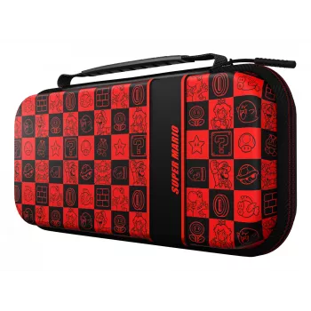 Funda de viaje PDP Travel Case Plus GLOW: Super Icon, para Nintendo Switch, Nintendo Switch Lite, Nintendo Switch - modelo OLED