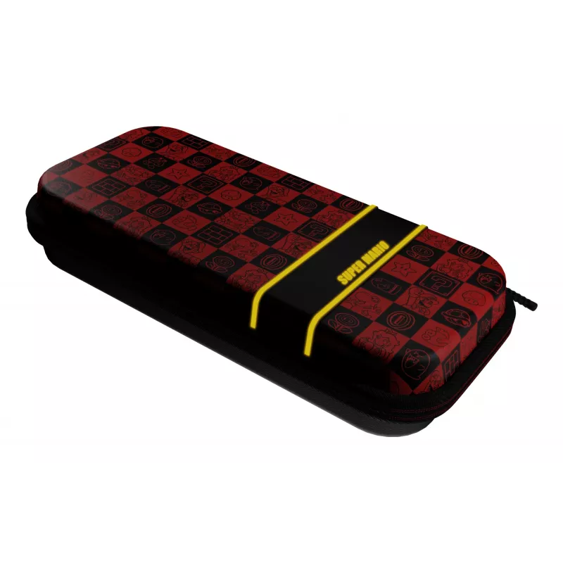 Funda de viaje PDP Travel Case Plus GLOW: Super Icon, para Nintendo Switch, Nintendo Switch Lite, Nintendo Switch - modelo OLED