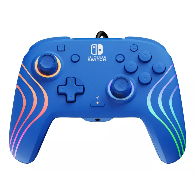 Mando PDP Afterglow Wave azul USB analógico/digital Nintendo Switch, Nintendo Switch OLED