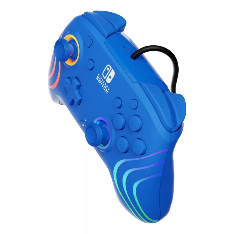 Mando PDP Afterglow Wave azul USB analógico/digital Nintendo Switch, Nintendo Switch OLED
