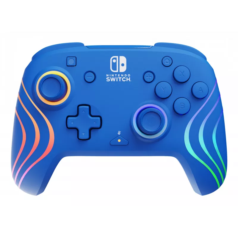 Mando PDP Afterglow Wave azul USB analógico/digital Nintendo Switch, Nintendo Switch OLED