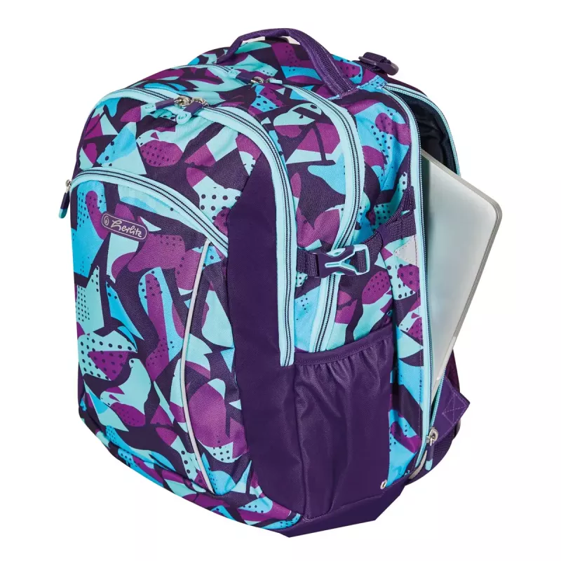 Mochila escolar Herlitz Ultimate CamoPurple