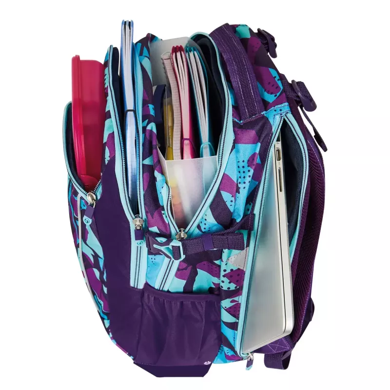 Mochila escolar Herlitz Ultimate CamoPurple