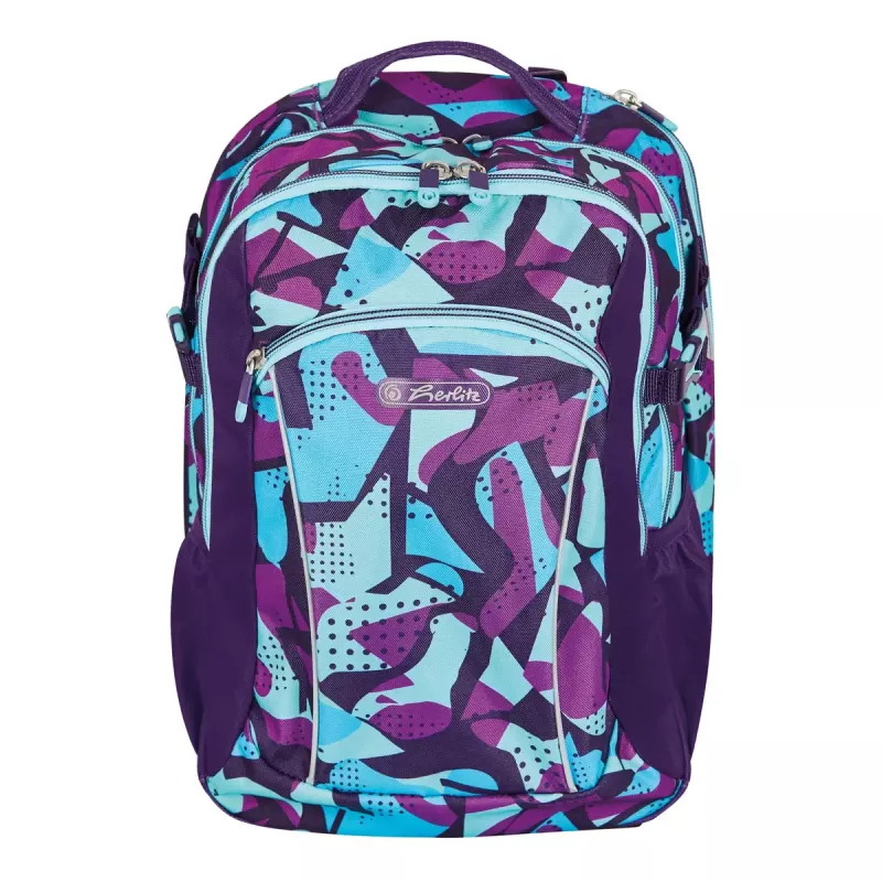 Mochila escolar Herlitz Ultimate CamoPurple