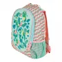 Mochila escolar Herlitz Rookie Sweet Jungle verde melocotón poliéster